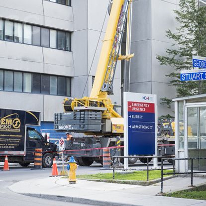 George St. will be closed at Stuart St. starting October 16