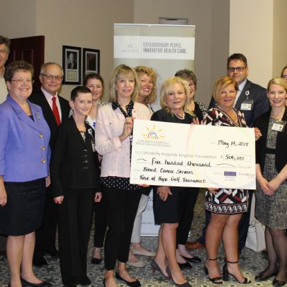 The Rose of Hope organizing committee has made a $500,000 pledge to support breast screening at KHSC